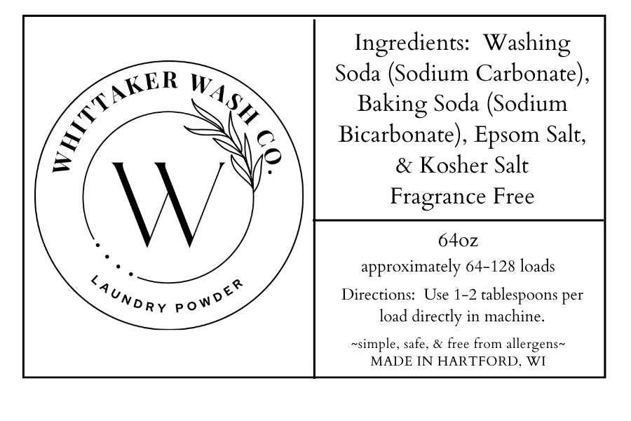 Unscented Laundry Detergent