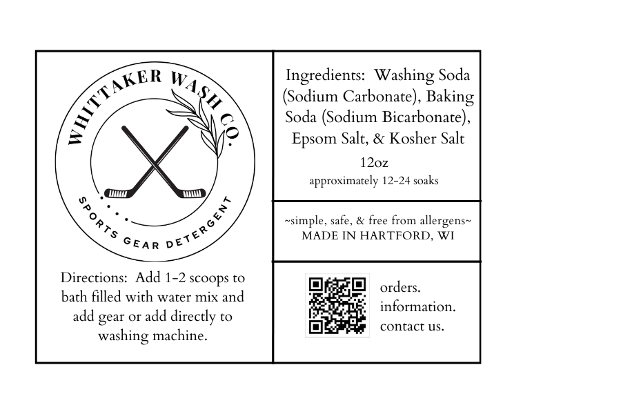 Sports Gear Detergent 12oz (12-24 Soaks)