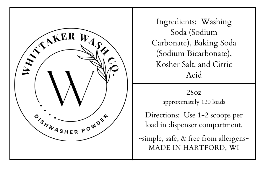 Dishwasher Detergent 28oz (120 Loads)