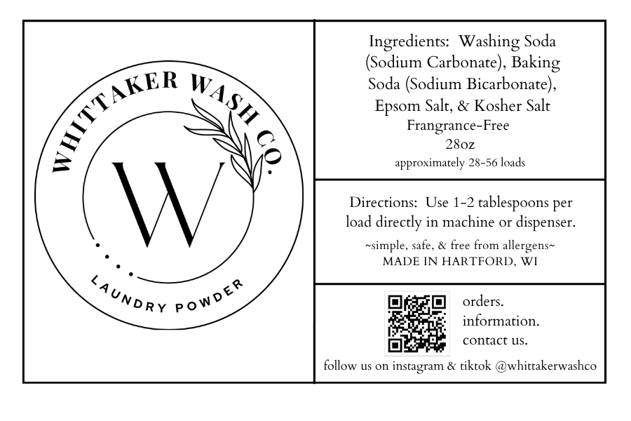 Unscented Laundry Detergent 28oz (28-56 Loads)